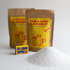 BROWNTOAST Sand Candle — eco-friendly DIY candle sand kit with 250g of candle sand and 8 wicks. Lets you turn any heat-proof container into a candle. Part of the Dopamine Decor lifestyle drop.