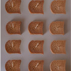 BROWNTOAST TOAST Candle — realistic handcrafted toast-shaped candle made from natural palm wax. Unscented decorative candle. Part of the Dopamine Decor lifestyle drop.